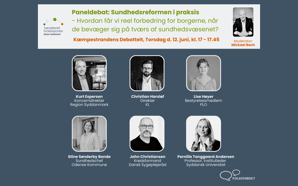 Deltagerne i paneldebat på Folkemødet 2025